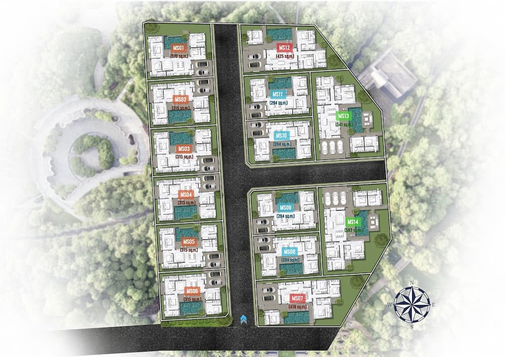 Mouana Residence Song Khun Chalong — master plan